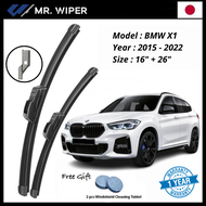 🔥MR WIPER🔥 BMW X1 F48 (2015-2022) MR WIPER JAPAN TECHNOLOGY WIPER BLADE WINDSCREEN WIPER