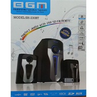 BGM Multimedia Speaker System Perfect audio with Bluetooth/USB/SD/FM/REMOTE