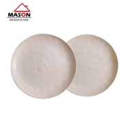 MASON DINNER PLATE BEIGE SERVING PLATE/ CERAMIC PLATE/ 21.8CM