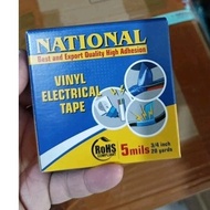 Box national pvc electric tape electrical insulation 19mmx20yard black