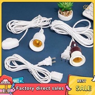 E27 Lamp Bulb Holder With On/Off Switch Lamp Bulb Socket Cord Adapter Lamp Base