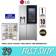 LG GC-X257CSES 674L Side-by-Side Fridge with InstaView & Door-in-Door™
