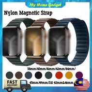 Nylon Magnetic Strap For Apple Watch Series 11 /10/9/8/7/6/5/4/3/2/1/ SE / SE2 / SE3 / UItra / Ultra
