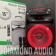 speaker portable dat dt1150 eco original 15 inch bluetooth DAT DT 1150
