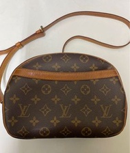 LV  專櫃正品絕版 LOUIS VUITTON Vintage 經典花紋老花蘋果包柏芝包斜背包