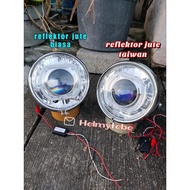 lampu reflektor biled set batok cb125 headlamp lampu daymaker biled