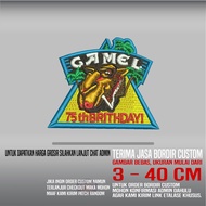 CAMEL 75TH BIRTHDAY PATCH EMBROIDERED LOGO/ EMBLEM | HP-72