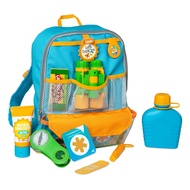 Melissa & Doug Let’s Explore Hiking Play Set – 23 Pieces Toddler Nature Toys, Hiking Toys for Kids A
