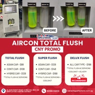 Total Flush Aircon Servicing Package | Car Aircon Maintenence
