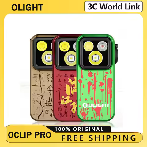 Olight Oclip Pro Ultra Aluminum Alloy 5.7cm Flashlight Outdoor Magnetic Headlight Portable Mini Flas