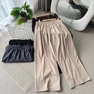 VELIN Pants Stripe Highwaist Hommy - Kulot Salur Jumbo Daily