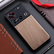 Case for Nubia Z60 Ultra Nubia Z60S Pro Nubia Z70 Ultra 5G funda bamboo wood pattern cover for nubia