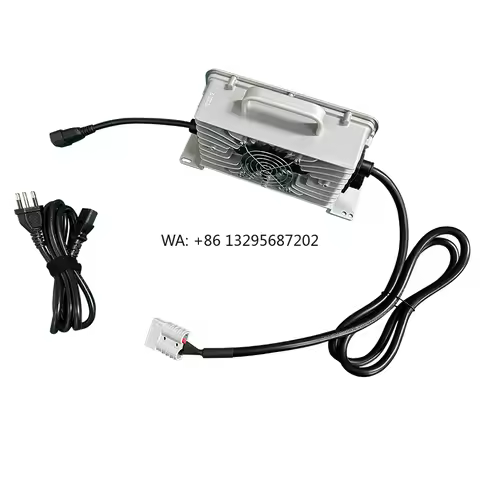 Brazil Plug 58.4V 20A 22A 25A 48V LFP Lithium Battery Charger for 16S 51.2V LiFePO4 Battery