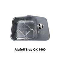 Aluminum Foil OX 1400 + Lid Aluminum Foil Container/ OX-1400 + Lid