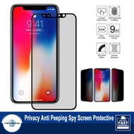 Powerlong Privacy Anti Peeping Spy Tempered Glass Screen Protector For OPPO A3s A37 A59 F7 F9 A52