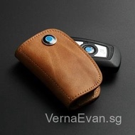 Car Key Bag for BMW F10 F30 F31 F20 E36 E39 F48 Z4 X1 Cowhide Key Cover Leather Protective Cover GCH
