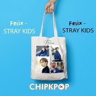 [FELIX] Package SET I TOTEBAG FELIX STRAY KIDS I TOTEBAG FELIX STRAY KIDS I STRAY KIDS BAG I CUSTOM 