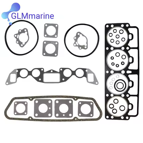 876356 Head Gasket Set Decarbonizing Kit 875401 Compatible with Volvo Penta AQ115A AQ130A AQ130C MB2