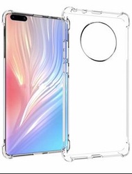 For Mate 40 Pro Huawei Slim Shockproof Soft Cover Case Clear 4X Anti-Shock Performance 4角防撞貼身透明電話套