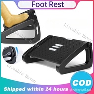 Adjustable Footrest ergonomic Foot Rest Office Under Desk With Foot Massage Roller Support Leg Feet 