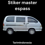 Daihatsu zebra Espass Master/Daihatsu Espass minibus body sticker