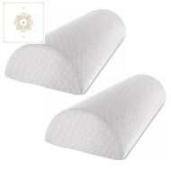 2X Half-Moon Pillows Memory Foam Pillows Gel Leg Pillows Back Pain Knee Pads Knee Pillows Beautiful Leg Cushions