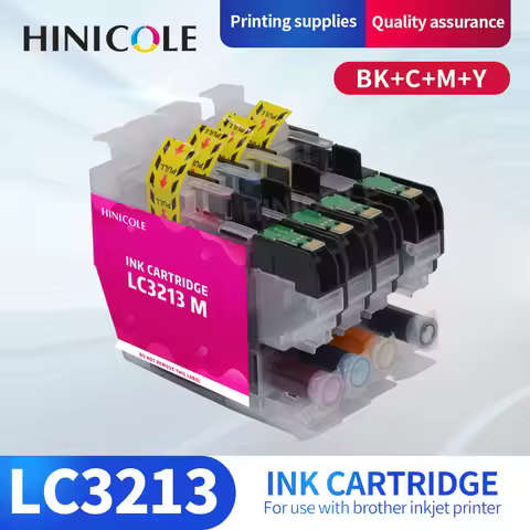 HINICOLE LC3213 Compatible Ink Cartridge For Brother LC3211XL LC3213XL DCP-J572DW DCP-J772DW DCP-J77