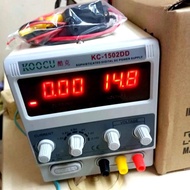 DC POWER SUPPLY HP KOOCU 1502DD DIGITAL 2AMPER POWER SUPPLY HP POWER SUPLY LAPTOR POWER SUPPLY TEKNI