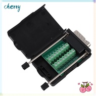 CHERRY DB15 Connector, 15 Pin Male Connector 15 Pin Breakout Board, Module Solderless with DB15 Brea