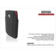 [Michael Will Technology] Ferrari Authorized Hand-Held Straight Genuine Leather Case For 5/5S/SE