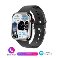 Monqiqi smart watch 9 Max แท้ 2023 นาฬิกาผู้ชาย ผู้หญิง นาฬิกาสมาร์ทwatch นาฬิกา นาฬิกาโทรได้ Bluetooth Call ทช์สำหรับ IOS Android GPS ติดตาม NFC