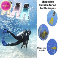 Cheesenm Silicone Snorkel Diving Mouthpiece Moldable Bite Mouthpiece Regulator Plastic Snorkel Mouth