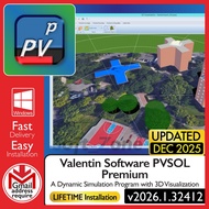 Valentin Software PVSOL Premium 2026.1.32412 - A Dynamic Simulation Program with 3D Visualization | 