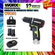 Worx 12V Cordless Brushless Impact Drill WU131