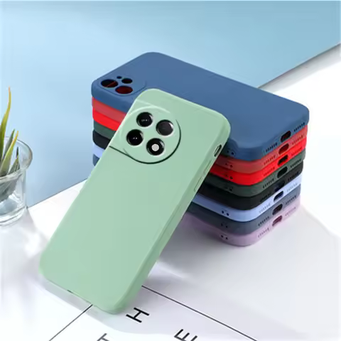 For Cover OnePlus 11 Case For OnePlus 11 Capas New Phone Bumper Shockproof TPU Liquid Silicone Soft 