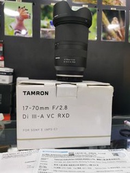 Tamron 17-70mm f2.8 sony e mount APSC 行貨保養期至26年1月