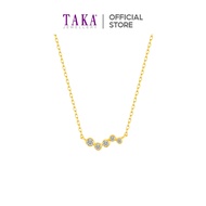 TAKA Jewellery Diamond Necklace 9K Gold