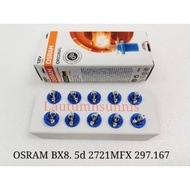 10PCS OSRAM BULB METER DASH BX8. 5D 2721MFX T5 LAMP