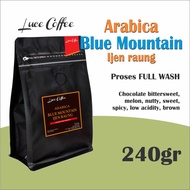 Luce Coffee, Arabica Blue Mountain Ijen Coffee 240gr - Seeds Or Powder