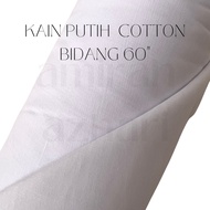 Kain Cotton Putih White Plain Poplin Bidang 60" (Brand Pineapple / Nenas) READY STOCK