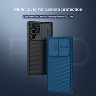 三星 Samsung Galaxy S22 Ultra - Nillkin 黑鏡Pro系列 手機硬殼 保護鏡頭滑蓋設計 保護套 CamShield Pro Case &amp; Silde Cover for Camera Protection