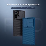 三星 Samsung Galaxy S22 Ultra - Nillkin 黑鏡Pro系列 手機硬殼 保護鏡頭滑蓋設計 保護套 CamShield Pro Case & Silde Cover for