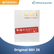 Sagami Original 001 Kondom Tertipis 3S