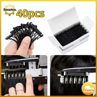 40 Pcs Rechargeable Extension Clips 6D Hair Extension Bucle Tools 6D Hair Extension Clips Gen 2