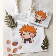 HAIKYUU!! TOTE BAG + PENCIL CASE ANIME / ANIME KIT / ANIME FANKIT / HAIKYUU / HINATA SHOYO / TSUKISH