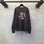 Y4C5 FD Autumn New Style New Style Embroidered Logo Pullover Sweater Knitwear Men Women