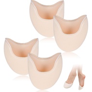 4Pcs Ballerina Toe Pads, 3.82 * 3.34 Inch Toe Pads for Pointe Shoes, Sponge Foam Cushion Protectors,