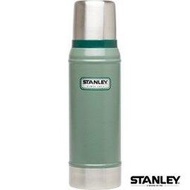美國 Stanley 經典真空保溫瓶 0.75 L-錘紋綠 1001612-001