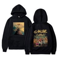 Rock Band Gorillaz The Mountain Tour Graphic Hoodie Men Women Fashion Casual Oversized Sweatshirt Ma