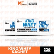 Muscle Kingdom King Whey Protein Hydro Isolate Primary 1 sachet 32 g/1 serving - Makanan tambahan Wh